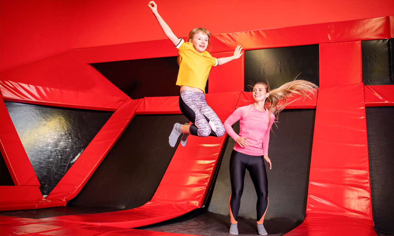 Trampolinspringen (2 Stunden) inklusive Antirutschsocken