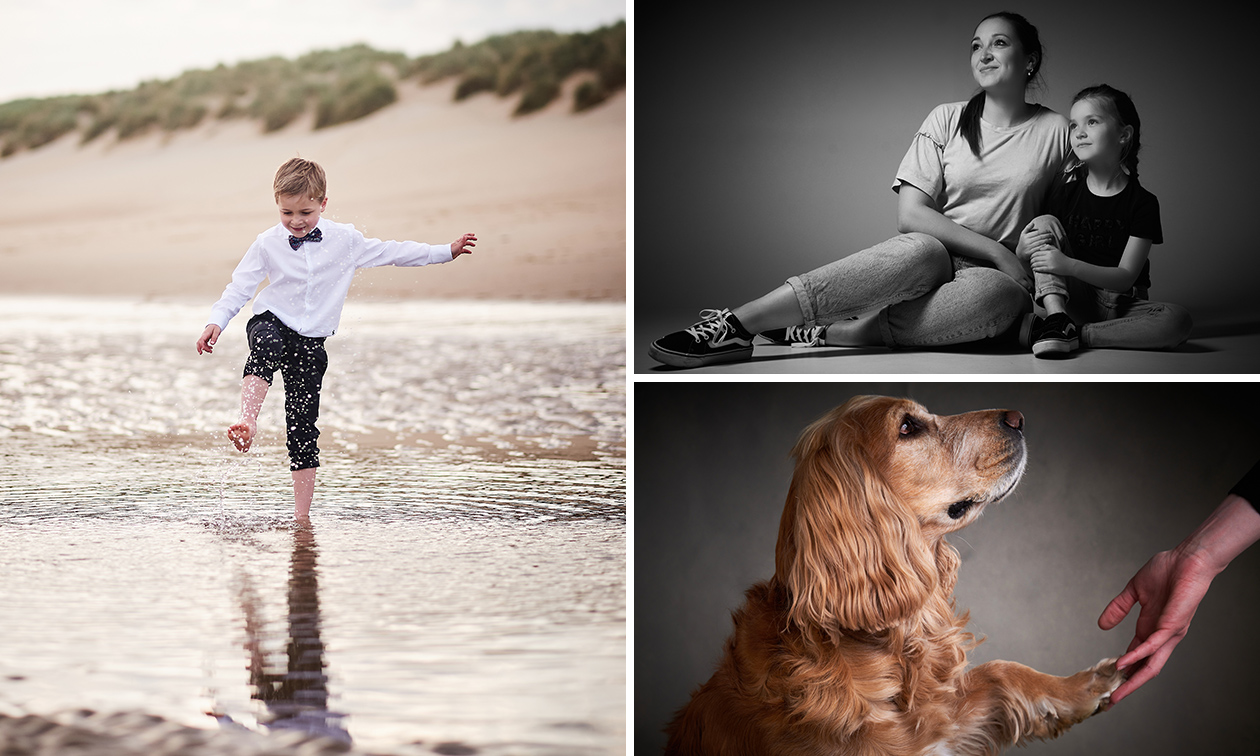 Fotoshoot (1 tot 5 personen) + 1 of 3 digitale foto's