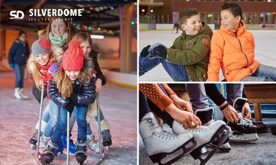 Vrij schaatsen bij SilverDome + evt. schaatshuur