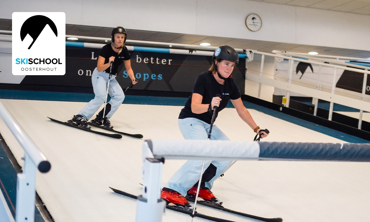 Skiles (1 uur) + materiaal bij Skischool Oosterhout