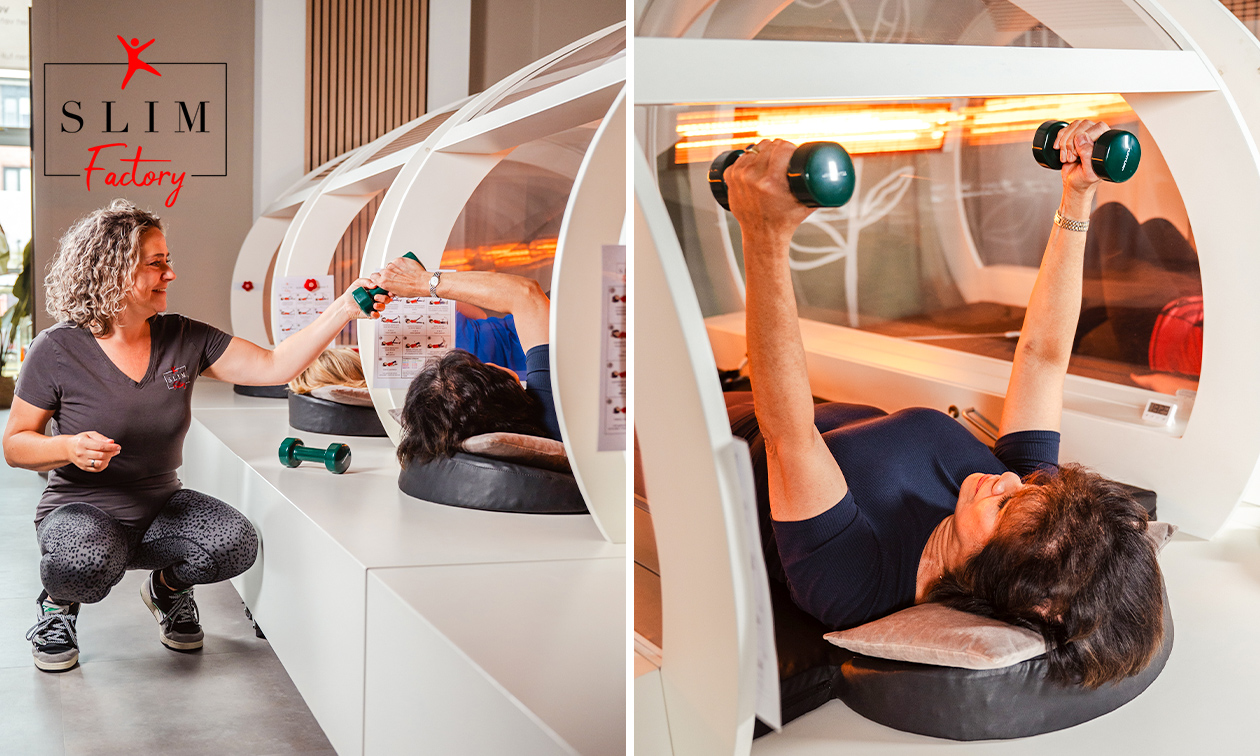 3, 5 of 10 keer sporten in een infrarood warmtecabine
