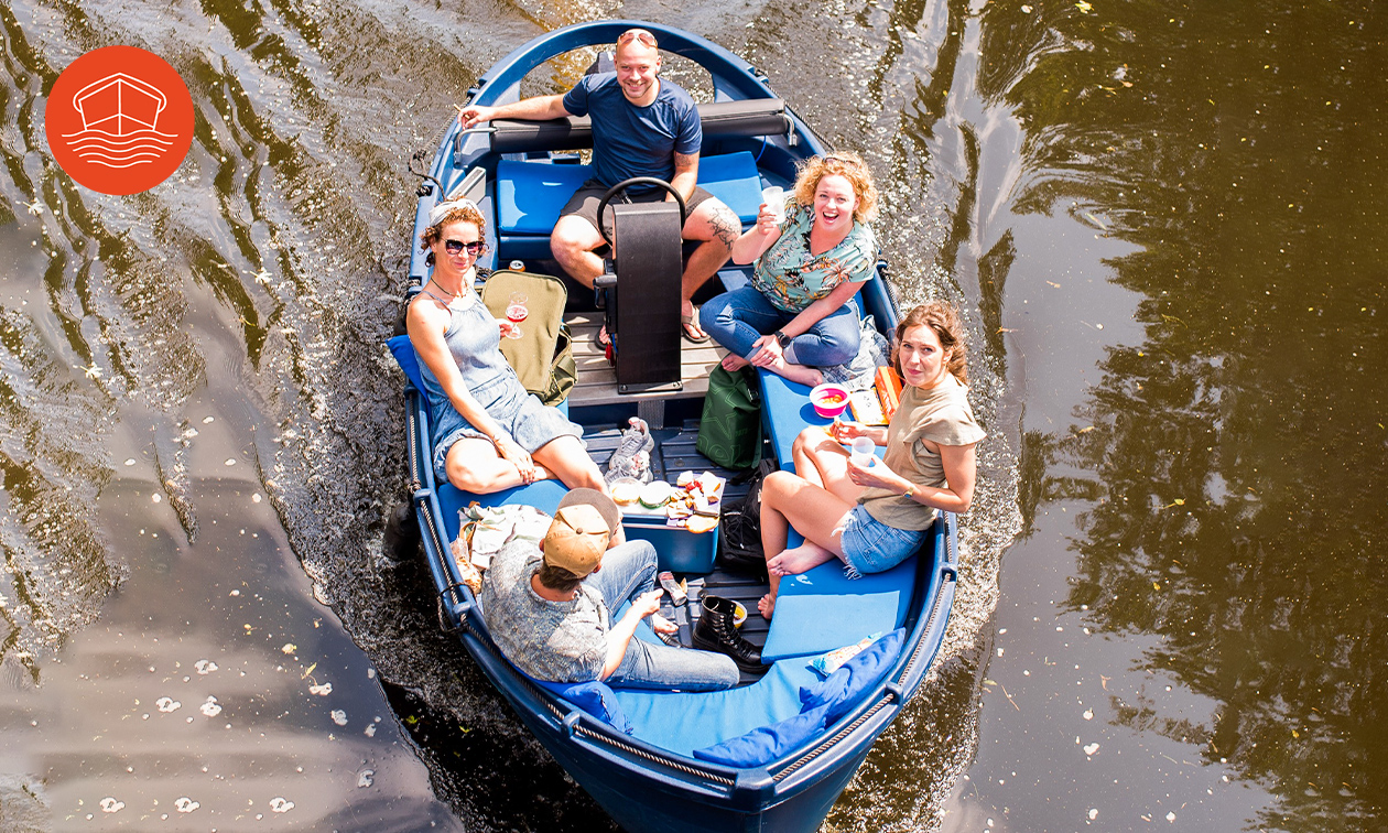 Sloep huren voor max. 7 personen (3 uur)