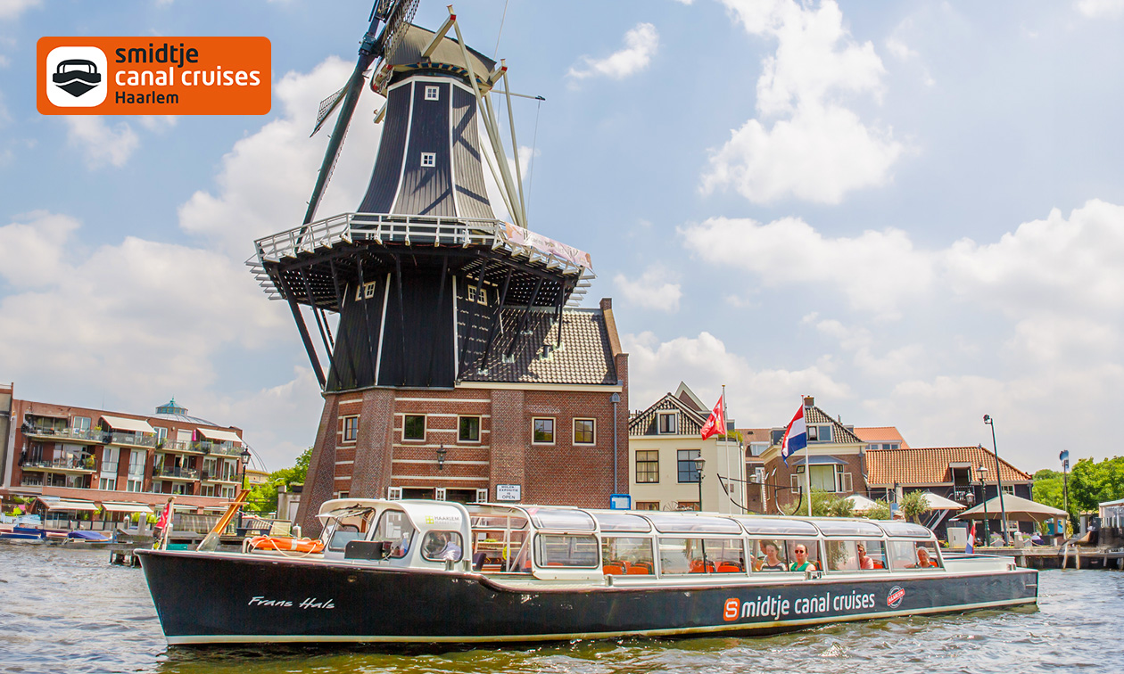 Rondvaart Haarlem (50 min) met Smidtje Canal Cruises