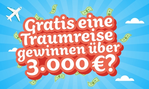 Gratis kans op een droomreis t.w.v. €3.000