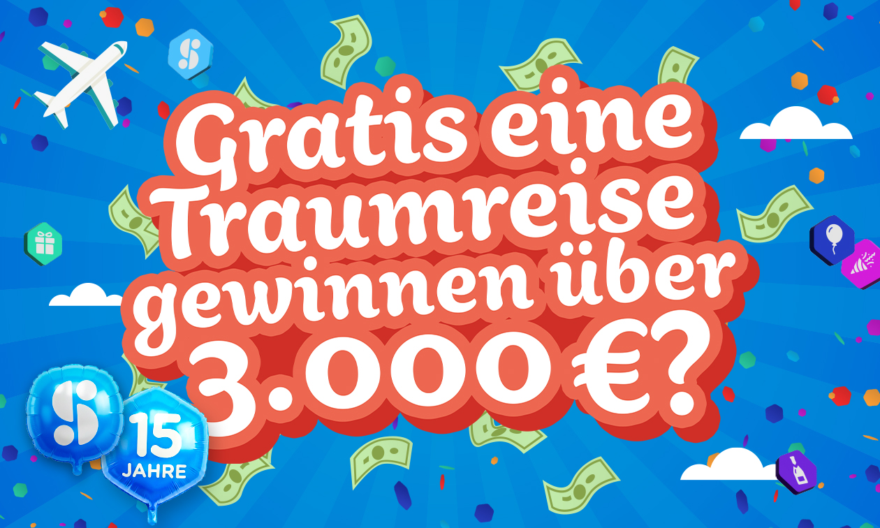 Gratis Chance, Traumreise i.W.v. 3.000 € zu gewinnen