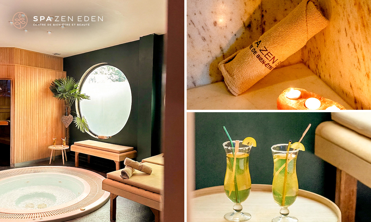 Toegang tot de spa (2 uur) voor 2 personen + handdoeken + cocktails in Moeskroen