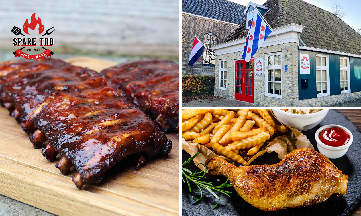 All-You-Can-Eat spareribs en kip (2 uur) in hartje Terherne All-You-Can-Eat spareribs en kip (2 uur) in hartje Terherne