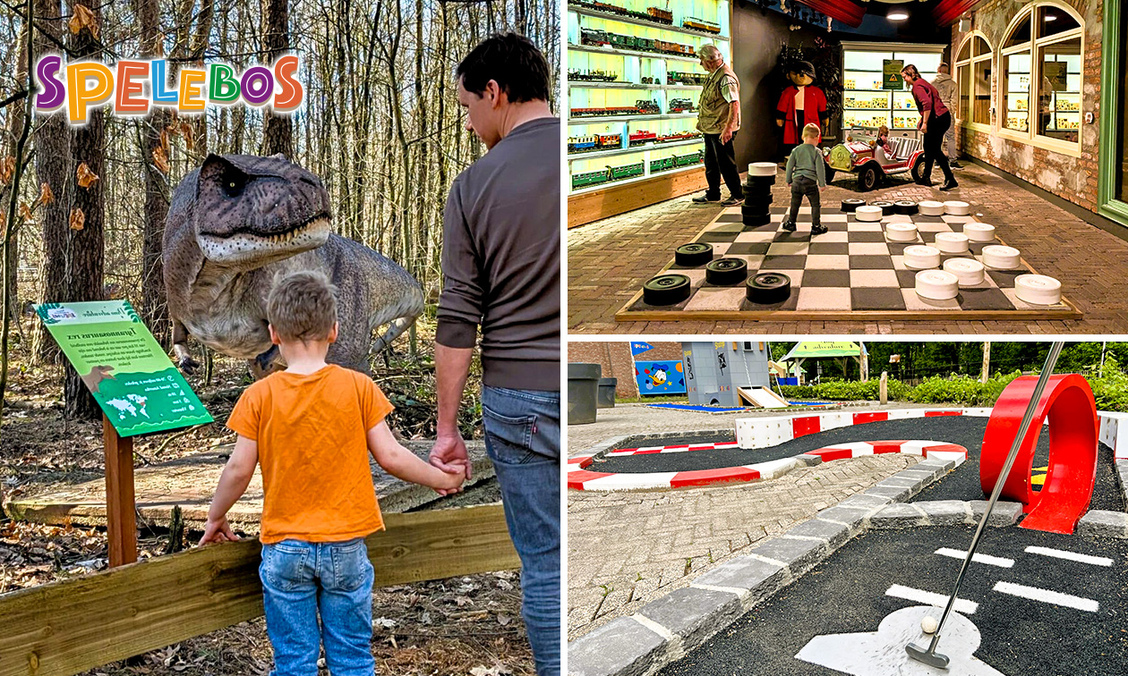 Entree Dino Adventure + minigolf + speelgoedmuseum