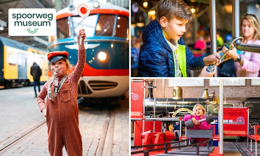 Entree voor het Spoorwegmuseum