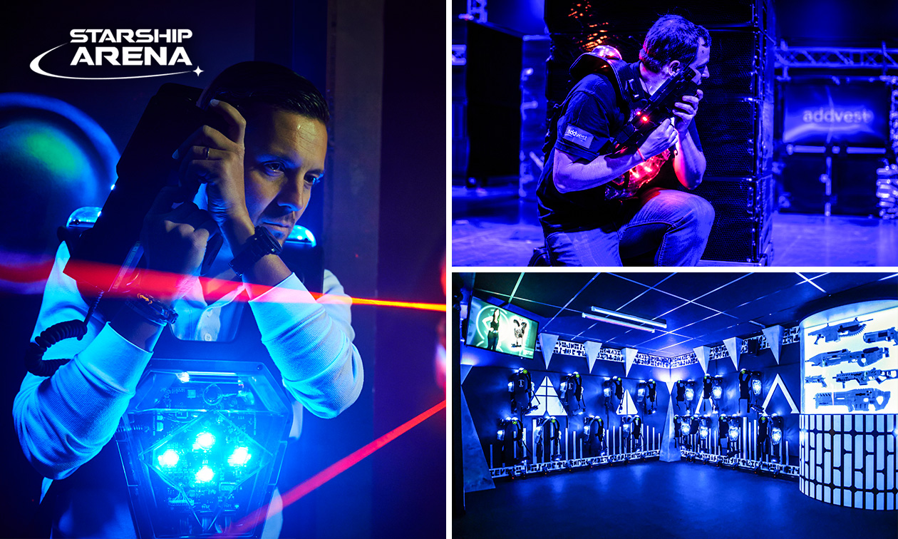 2 ou 3 parties de laser game (30 min) au cœur de Lille