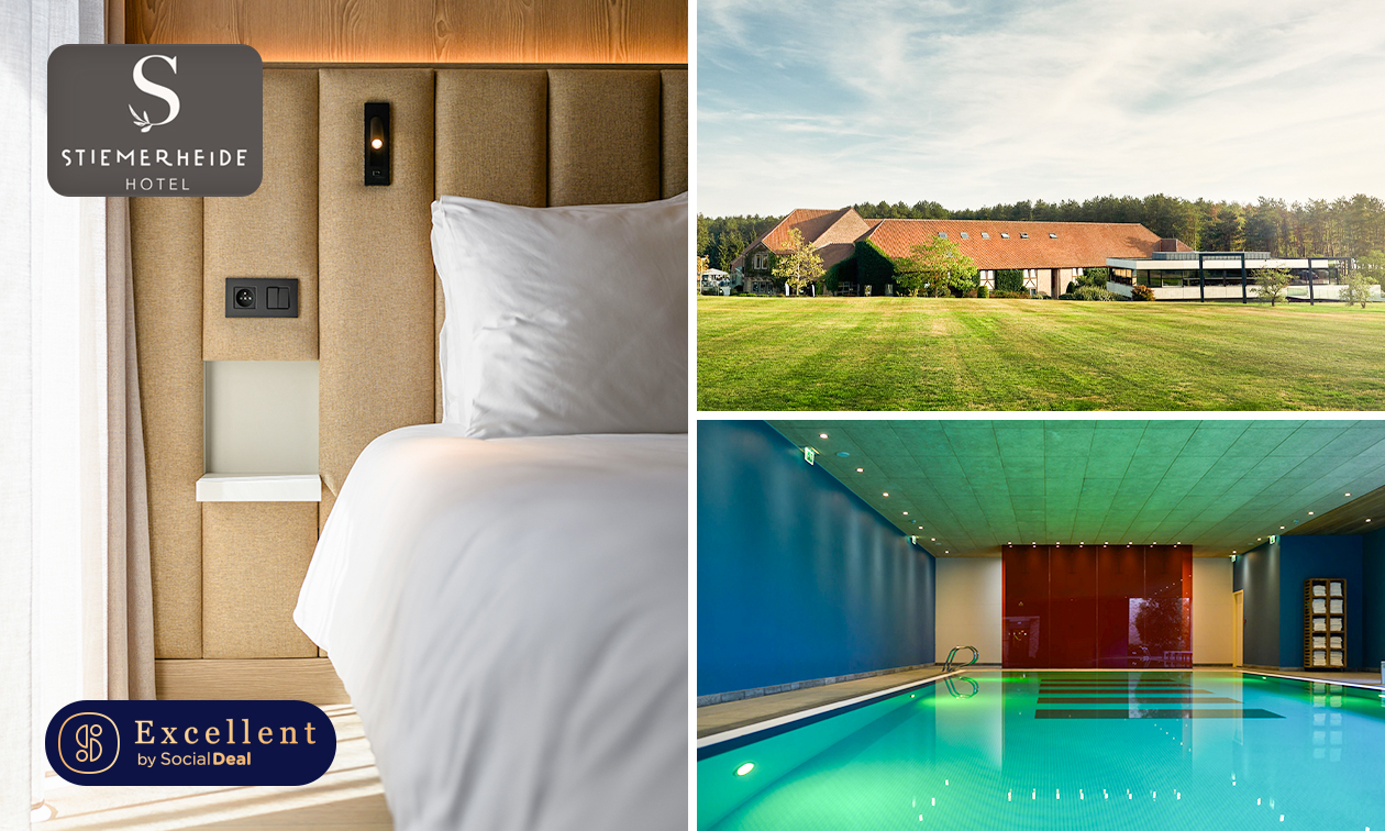 Overnachting voor 2 + wellness, fitness, luxe ontbijt, aperitief en parkeren