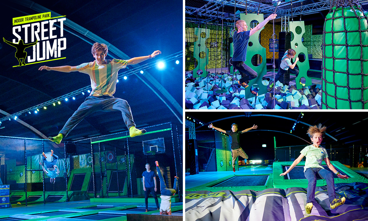 Vrij jumpen (2 uur) + zakje chips + limonade