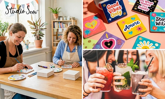 Workshop tegels pimpen + iets lekkers + drankje (1,5 tot 2 uur) in hartje Wijchen