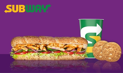 Subway Grevenbroich: Classic Sub (30 cm) nach Wahl + Softdrink nach Wahl + 2 Cookies