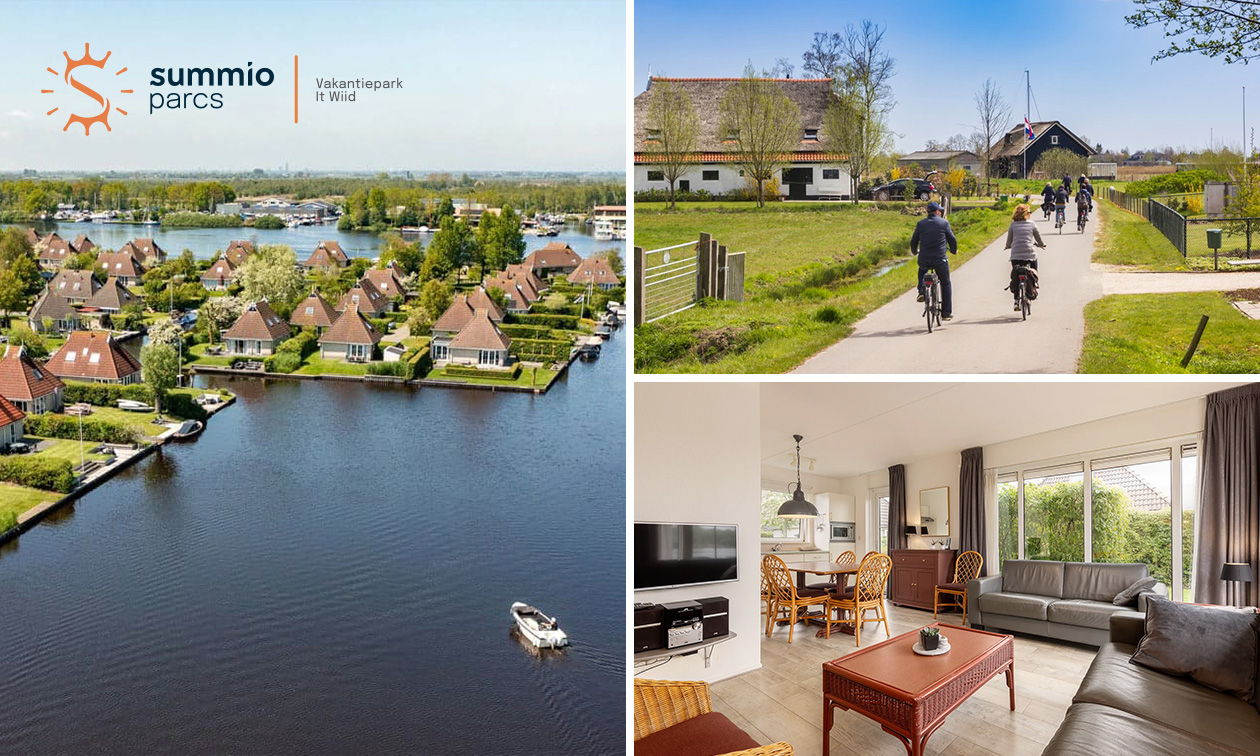 Midweek of weekend weg voor 6 personen in Friesland