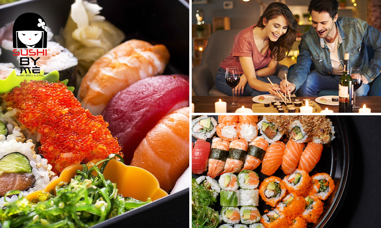 Sushibox (44 stuks) voor 2 bij Sushi By Me
