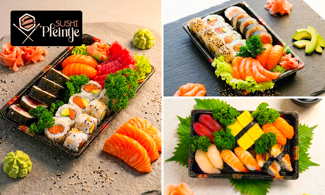 2-gangen sushilunch of -diner (voor 2 personen) voor afhaal