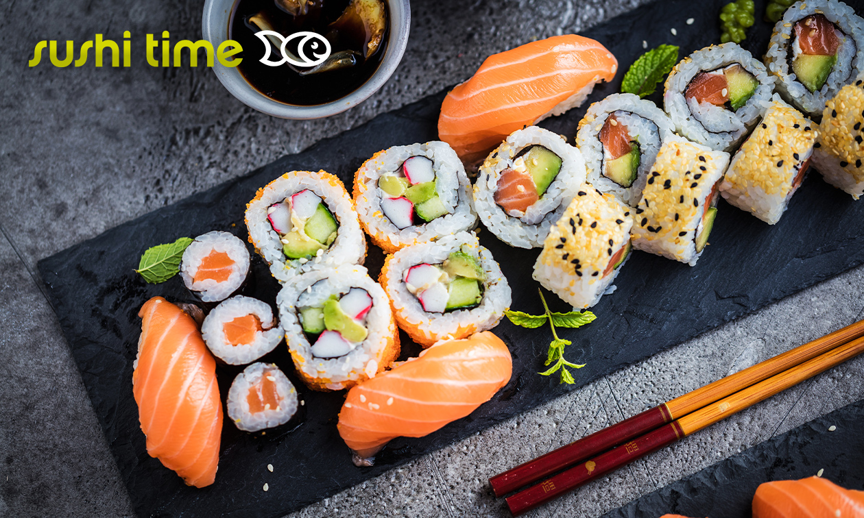 Sushibox (24 of 48 stuks) bij Sushi Time