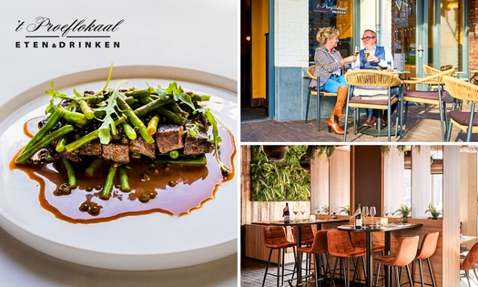 3-gangendiner, 2-gangenlunch, ontbijtbuffet of loaded fries bij 't Proeflokaal in de Maastrichtse natuur