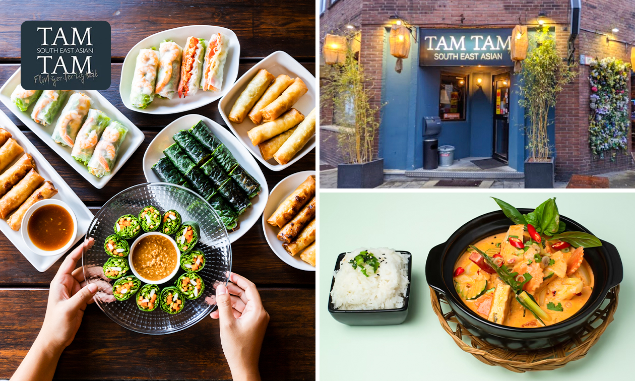 Vietnamesisches 3-Gänge-Menü nach Wahl im TAM TAM Restaurant Düsseldorf