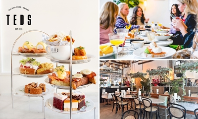 High tea, shared brunch of ontbijt bij Teds