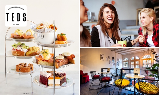 High tea (1,5 uur), shared brunch of ontbijt bij Teds