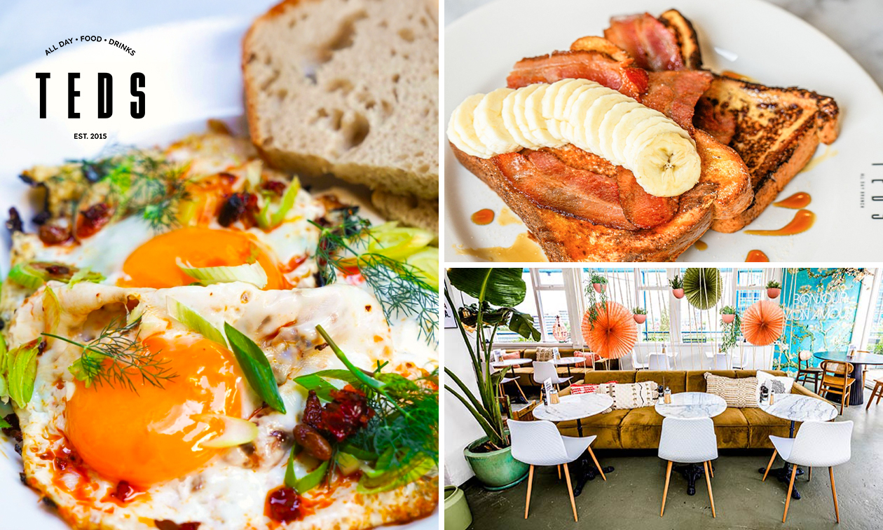 Brunch- of lunchgerecht naar keuze bij Teds Op 't Dak in hartje Rotterdam