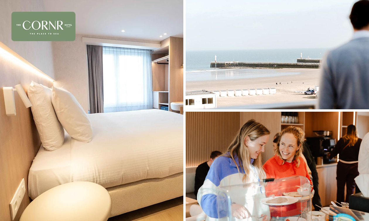 Voor 2 personen: overnachting in deluxe kamer + ontbijt + koffie/water/thee en late check-out