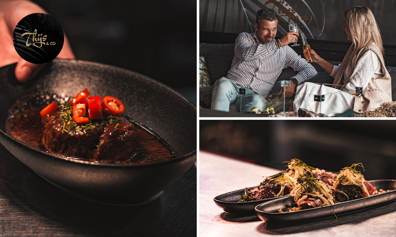 5-gangen shared dining-diner bij Thijs & Co
