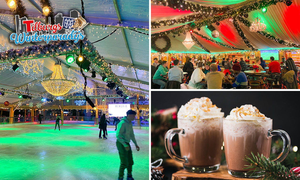 Entree incl. huur schaatsen, drankje en meer bij Tilburgs Winterparadijs Entree incl. huur schaatsen, drankje en meer bij Tilburgs Winterparadijs