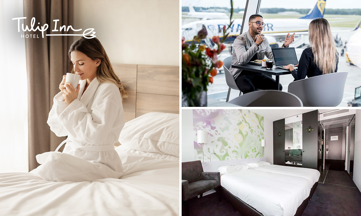 Overnachting voor 2 + ontbijt + welkomsthapjes bij Eindhoven Airport