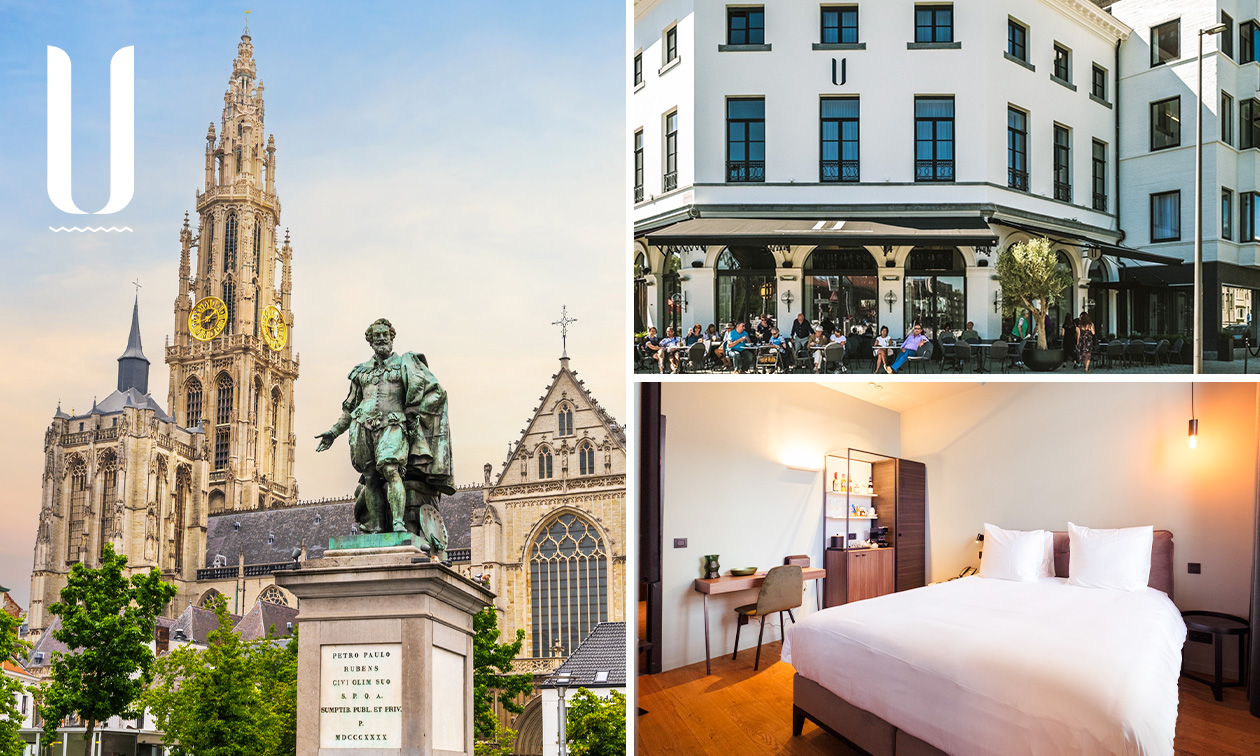 Luxe overnachting voor 2 + ontbijt + late check-out in Antwerpen