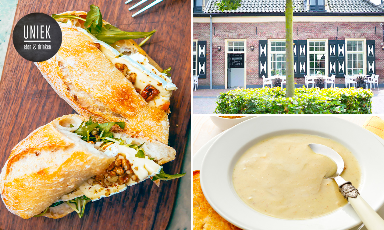 2-gangenlunch bij UNIEK eten & drinken