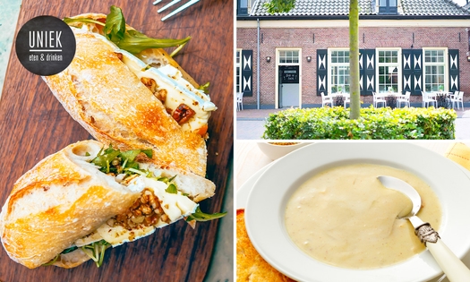 2-gangenlunch bij UNIEK eten & drinken