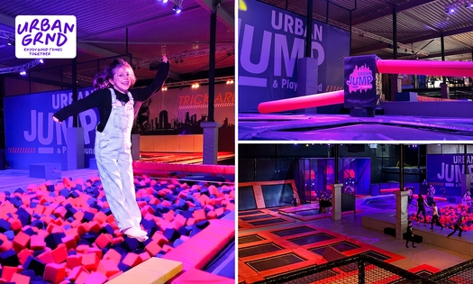 Indoor trampoline (2 of 3 uur) of all-in experience (2 uur) bij Urban GRND Emmen