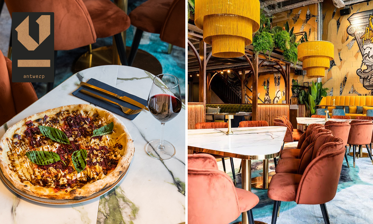 Pizza/pasta naar keuze + drankje of cocktail, mocktail, voorgerecht of dessert bij V Modern Italian