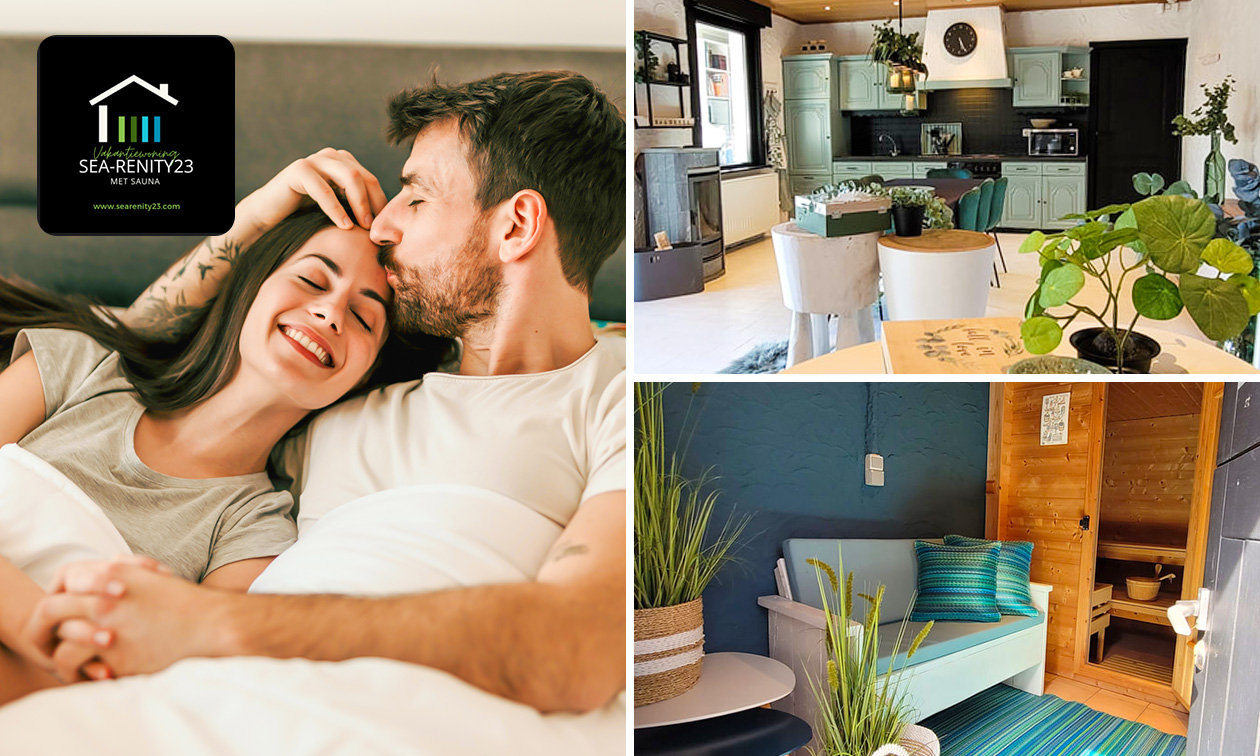 Overnachting voor 2 + sauna + bubbelbad + cava