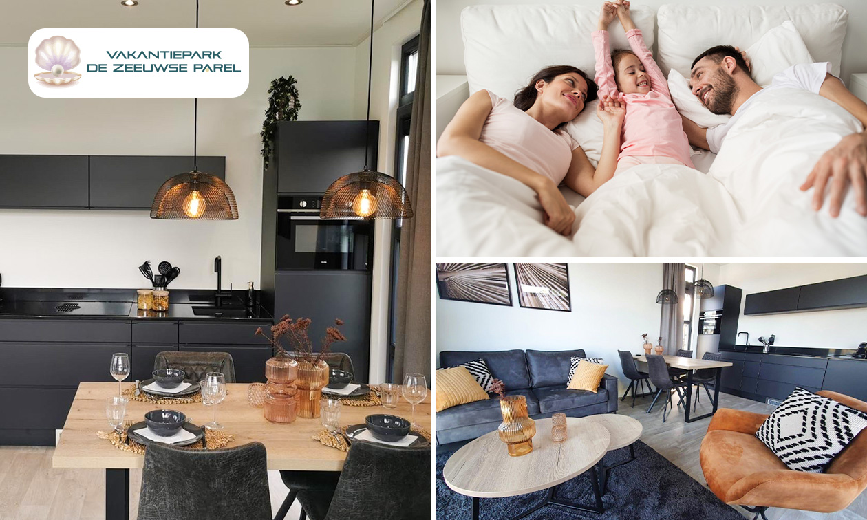 3, 4 of 7 overnachtingen voor 4 of 5 pers. in een chalet aan de Zeeuwse kust