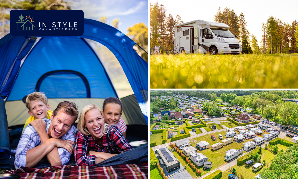 Emplacement de camping pour 1, 2, 3, 5 ou 7 nuit(s) en Frise