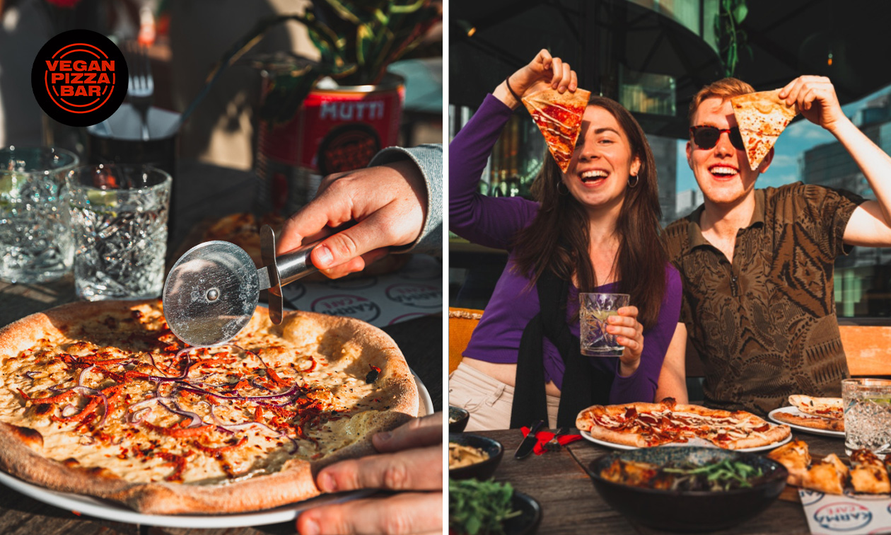 2- of 3-gangenlunch à la carte bij Vegan Pizza Bar in hartje Den Haag