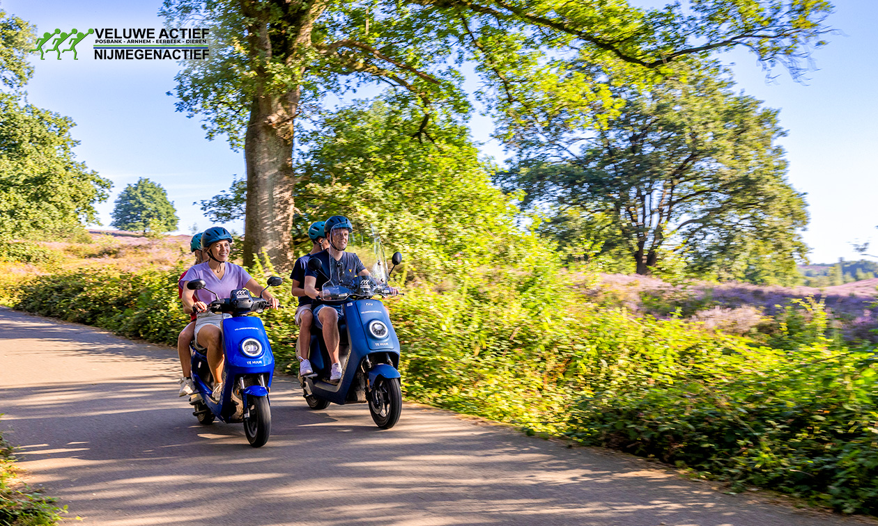 Huur e-scooter voor 1 of 2 personen + risicopakket