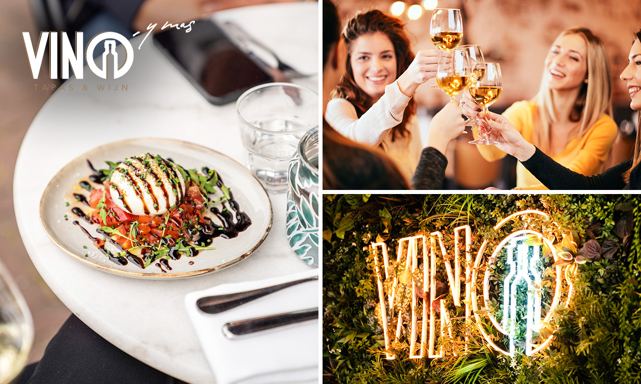 2-gangen tapasdiner van de chef bij Vino y Mas in het centrum van Rhenen