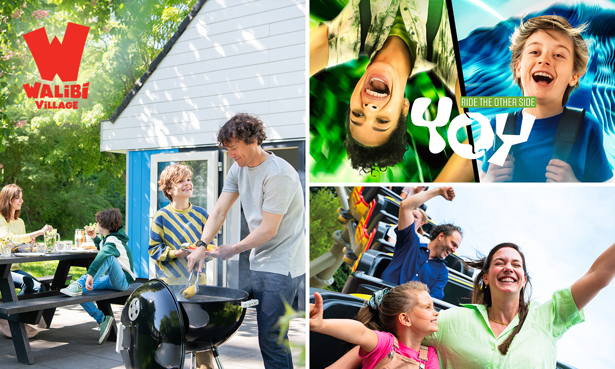 Übernachtung(en) für 4 oder 8 Personen im Walibi Village