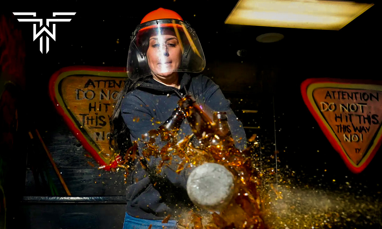 Session de Rage Room (45 min) près de Bruxelles