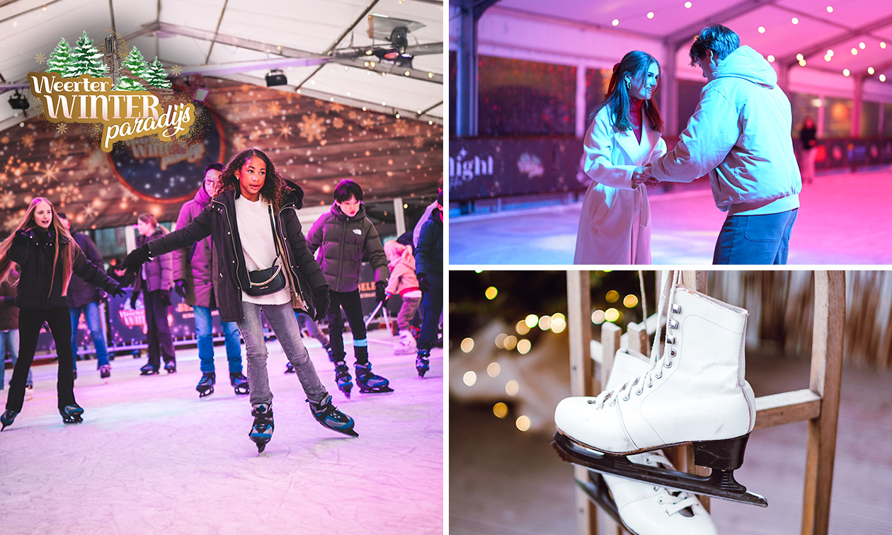 Schaatsen (2 uur) + schaatshuur + consumptiebon in hartje Weert Schaatsen (2 uur) + schaatshuur + consumptiebon in hartje Weert