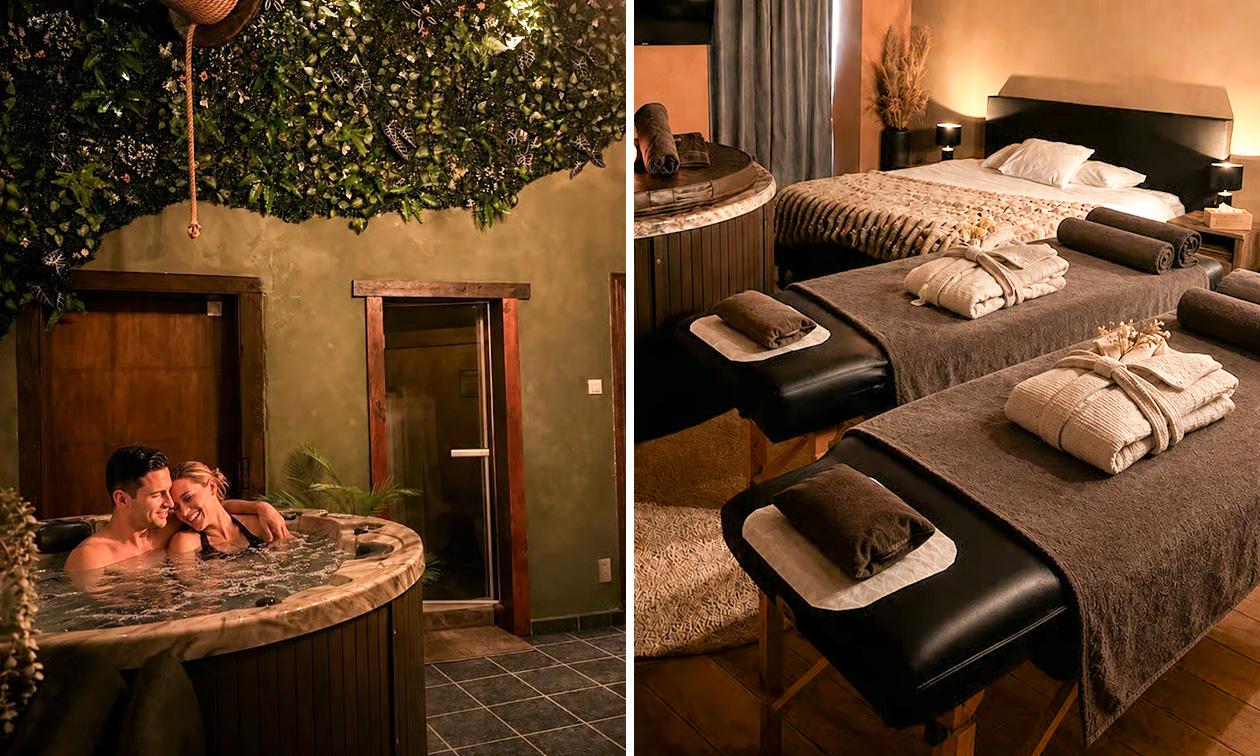 Privé-wellness (3 uur) voor 2 personen, evt. + cava en borrelplank