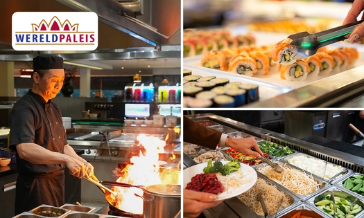 All-You-Can-Eat & Drink (3 uur) bij Wereldpaleis Rhenen