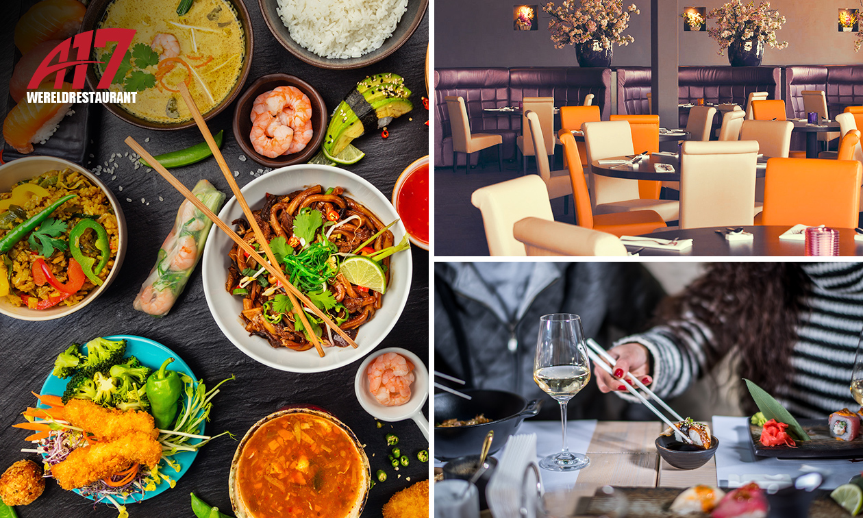 All-You-Can-Eat & -Drink (3 uur) bij Wereldrestaurant A17