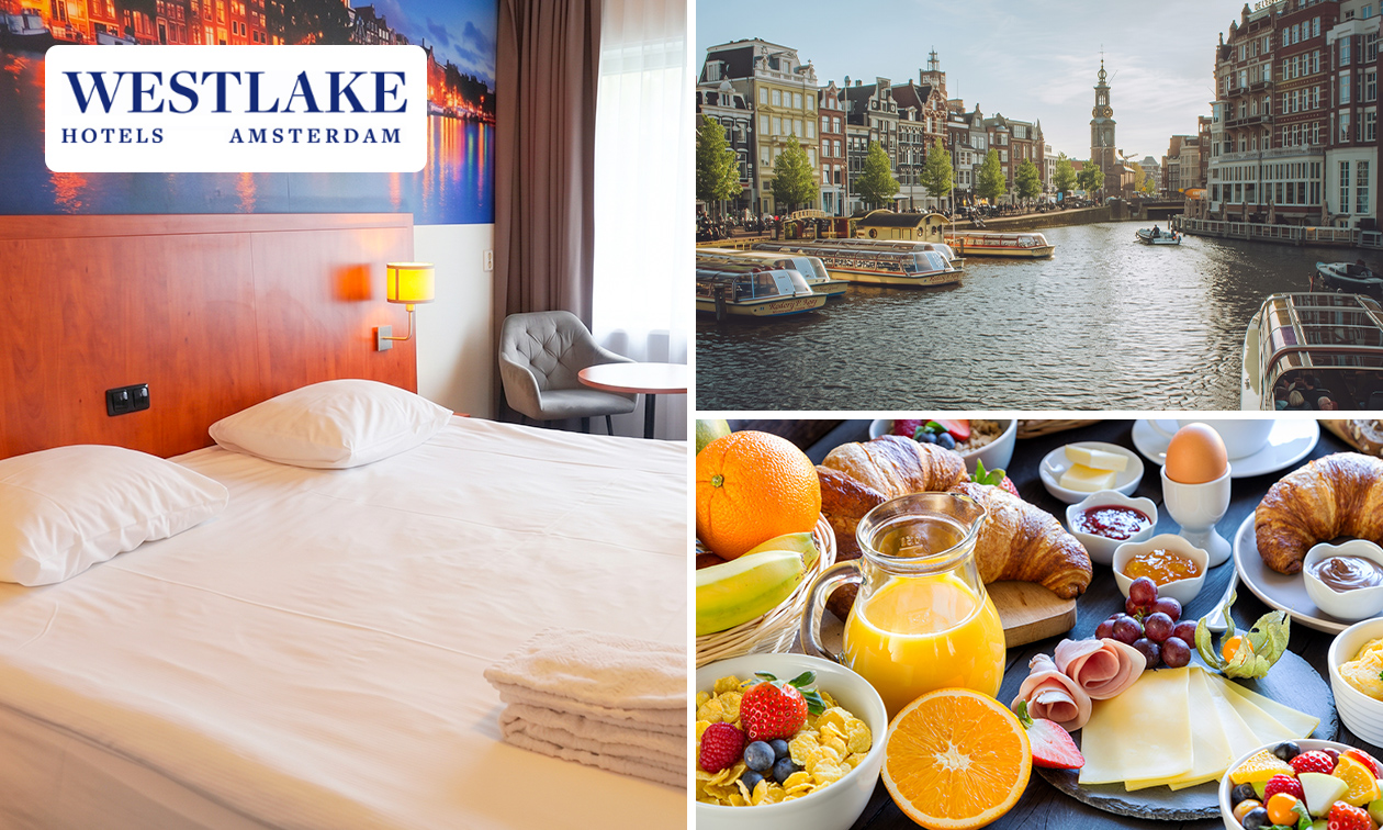 Nuit pour 2 + petit-déjeuner + check-out tardif à Amsterdam