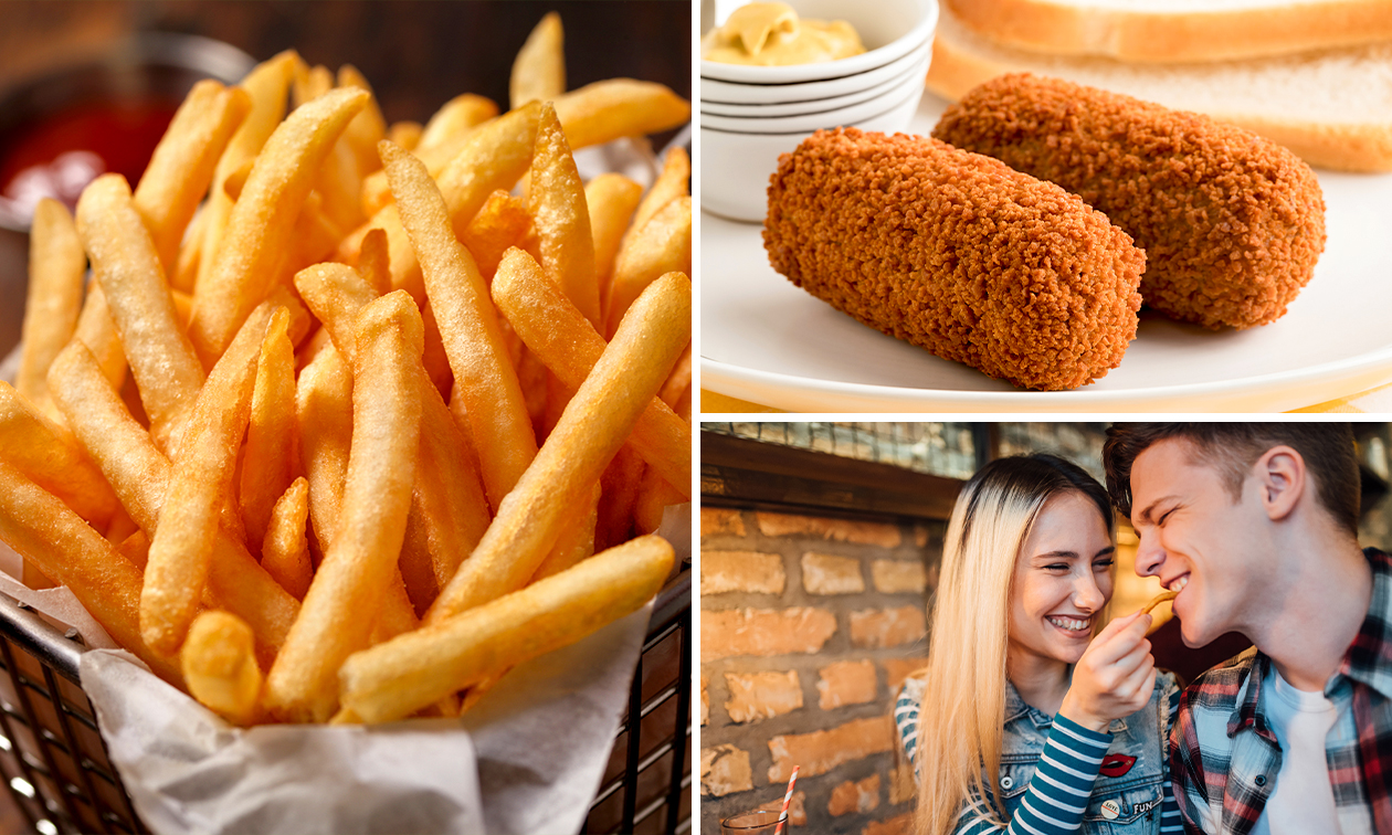 Friet + snack + saus naar keuze